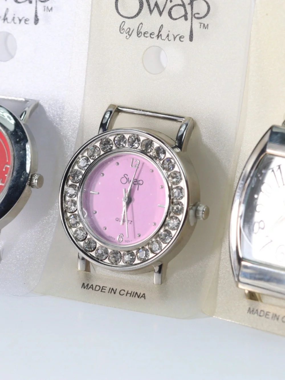 Beautiful Set of THREE Watch Heads New for Watch Repair Making New